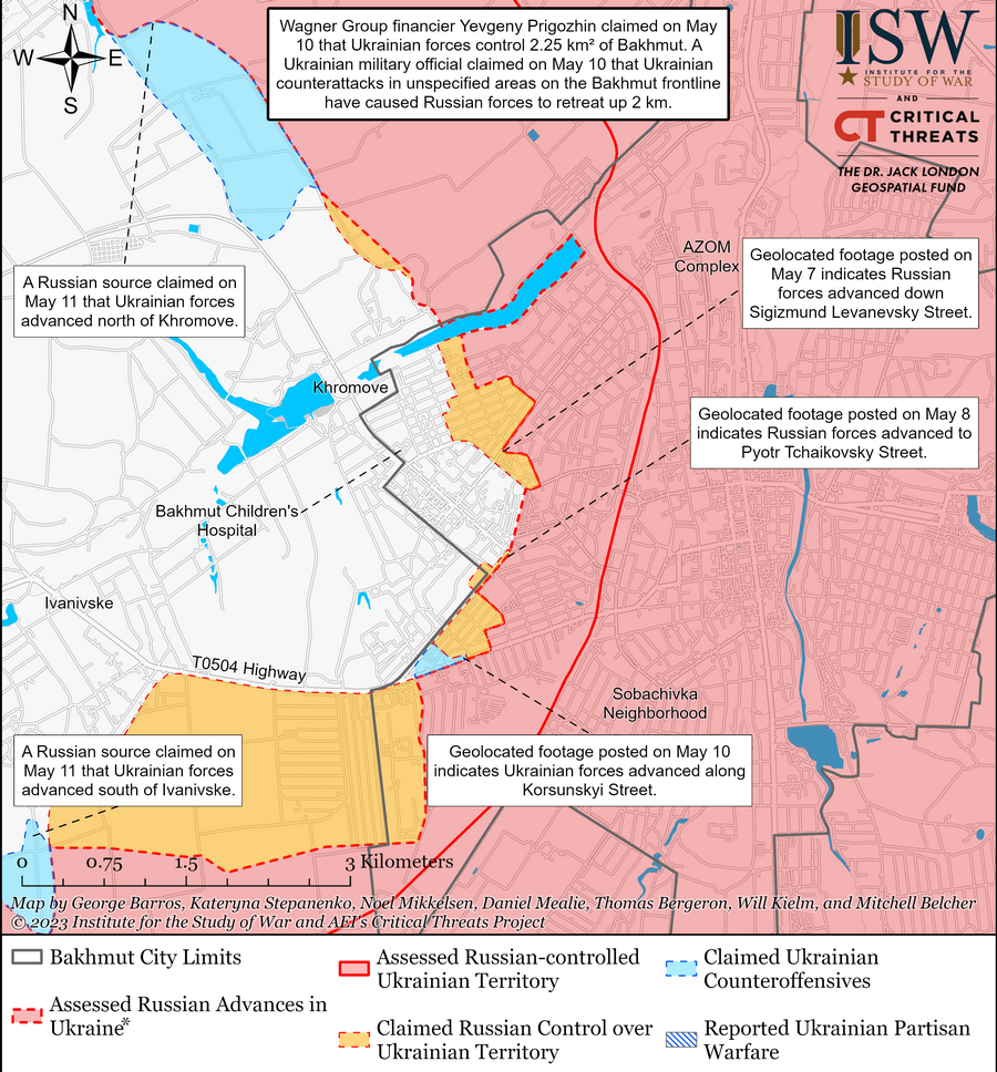 Bakhmut Battle Map Draft May 112023 95088