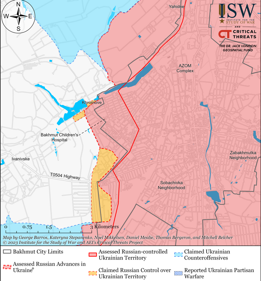 Bakhmut Battle Map Draft June 222023 55607
